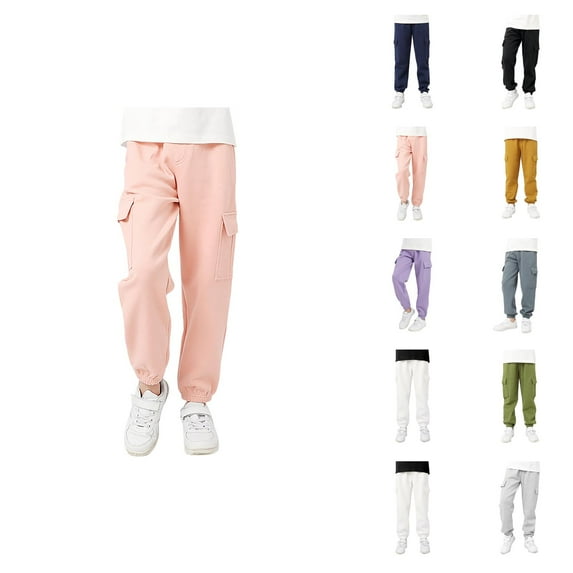 Clothes for Girls Girl Pants Girls' Autumn Style Leggings Pants Sports Elastic Children's Pants Baby's Boys Pants