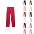 thumbnail image 1 of Clothes for Girls Girls Pants Girls And Boys Pants Kids Dress Pants High Stretchy With Pockets Size 5 16 Years, 1 of 7