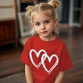 thumbnail image 1 of Clothes for Girls Heart Toddler Girl Short Sleeve Shirt Loose Soft Girls Summer Outfits Girl Shirts 9-10 Years, 1 of 5