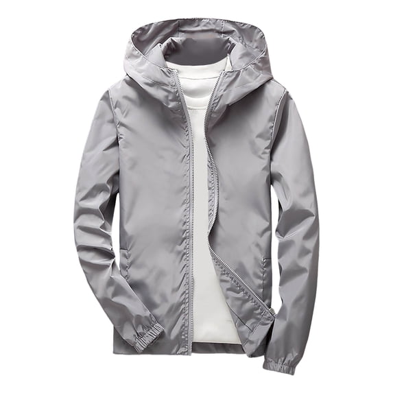 Clothes for Teen Boys High School Kids Rain Jacket Boys Girls Lightweight Raincoats Kids Outdoor Windbreaker Jackets with Detachable Hood