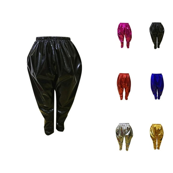 Clothes for Teen Girls Girl Pants Kids Girls Boys Metallic Harem Dance Pants Loose Fit For Modern Hop Street Dancewear
