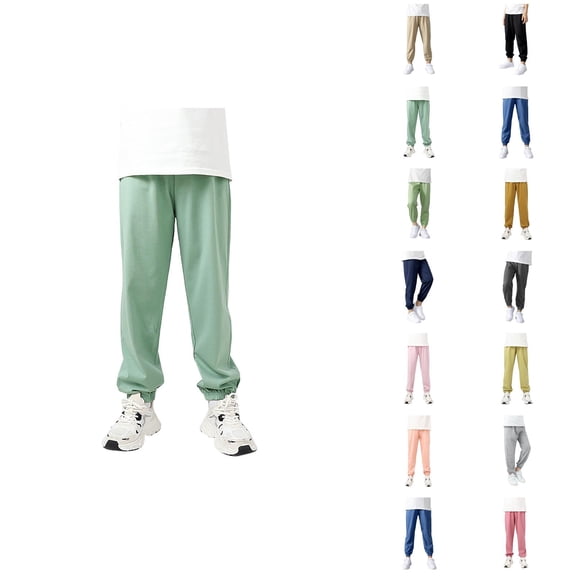 Clothes for Teen Girls Girls Pants Girls' Autumn Style Leggings Pants Sports Elastic Children's Pants Baby's Boys Pants