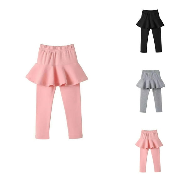 Clothes for Teen Girls Girls Pants Toddler Girls' Leggings Skirt Ruffle Skirt Pants Kids