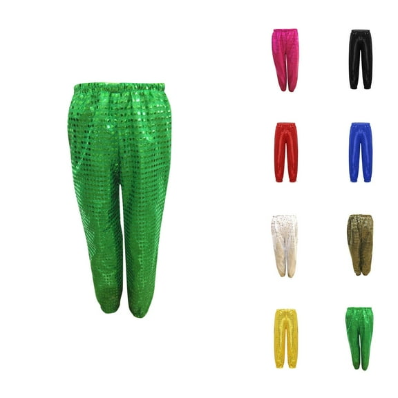 Clothes for Teen Girls Pant for Girls Kids Sequins Loose Jazz Hop Street Dance Pants Haren Trousers Dancewear For Boys Girls