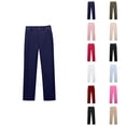 thumbnail image 1 of Clothes for Teen Girls Pants Girls Girls And Boys Pants Kids Dress Pants High Stretchy With Pockets Size 5 16 Years, 1 of 7