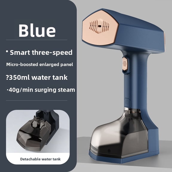 Clothes iron, quick heating in 10 seconds, high-power high-temperature sterilization and mites removal, three-speed temperature adjustment, artificial handle design, suitable for smoothing clothes fo