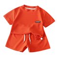 thumbnail image 1 of ClothesFuns Athletic Shorts and T-Shirt Activewear Athletic Outfit Sets, Toddler Boys 18-24 Months, 2 Pack, 1 of 3