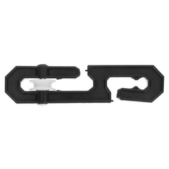 FONDOTIN Black Clothesline Pulley Made of Metal and Nylon for Indoor and Outdoor Home Clothes Drying