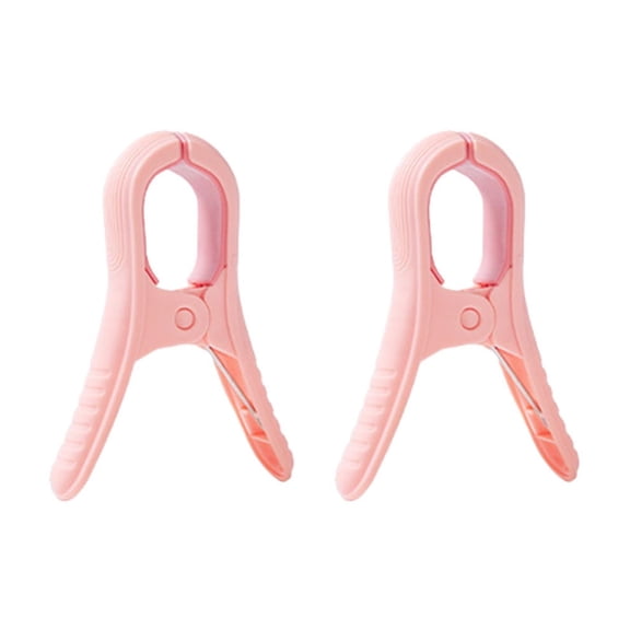 Clothespins 2 Pcs Strong Windproof Plastic , Non Slip Large Clips To Fix ,