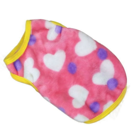 Clothing Clothes Dog Villus Pet Pet Winter Cat Leopard Vest Fashion Pet clothes Pet Vest DOPI