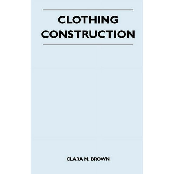 Clothing Construction, (Paperback)