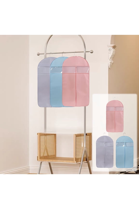 Clothing Cover Transparent Bag, Garment Bag Suit Cover, Waterproof, Dustproof + Breathable Design, For Closet Storage, Protects Coats & Suits, Wardrobe Organizer, Clothing Protector| UKHBMC