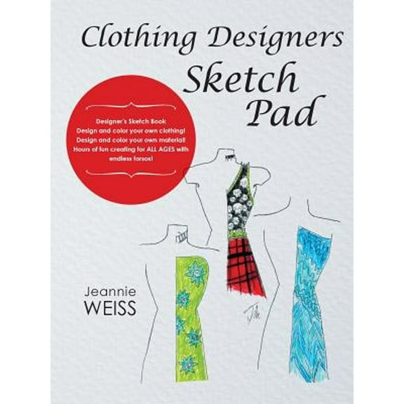 Clothing Designers Sketch Pad (Paperback)