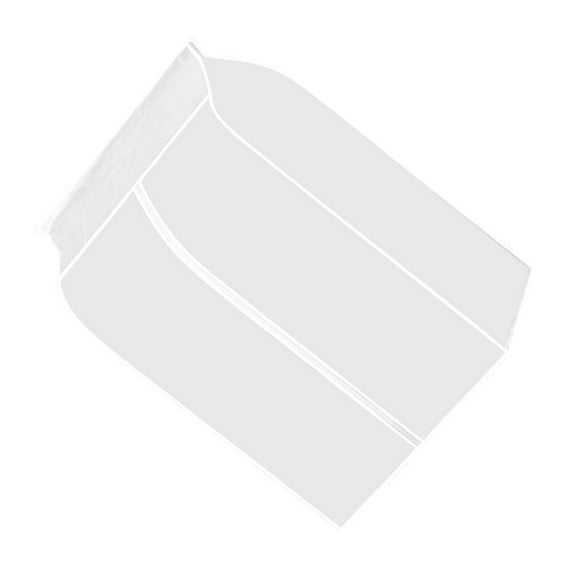 Clothing Dust Cover Hangers Clothes Coat Bags for Closet Storage Peva Tomorrow White
