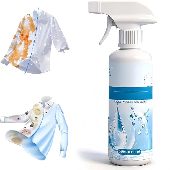 Clothing Emulsifier, 2026 Upgrade Non Ionic Emulsifier Clothing Cleaner No Damage Fabric Spot, Multi-Purpose Stain Remover