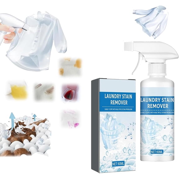 Clothing Emulsifier Stain Remover, Clean Shop Clothing Emulsifier, Non-ionic Laundry Pre-Treatment, Fabric Conditioner, Spot Stain Eliminator Household, Laundry Detergent
