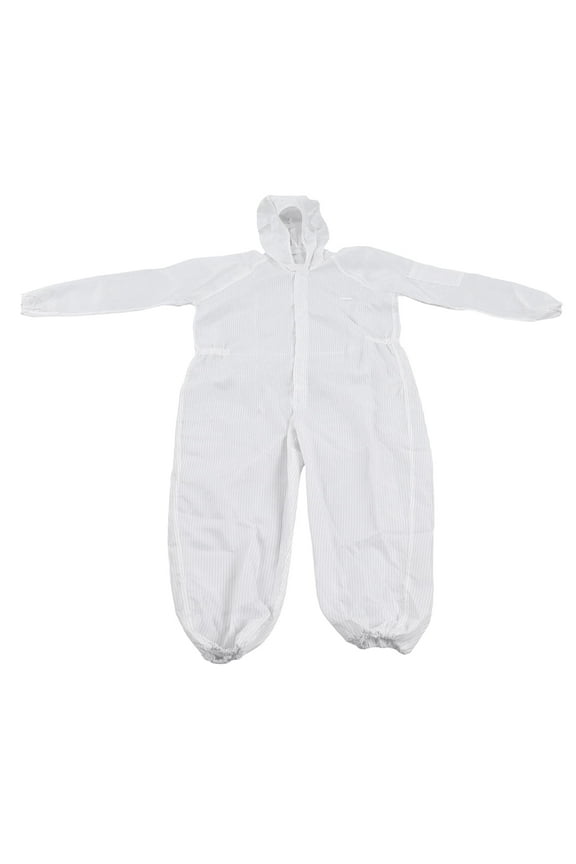 Clothing Hazmat Suit Protective Coverall Polyester Static Resistant Dustproof Particles Proof Workwear For SMT Workshop 4XL