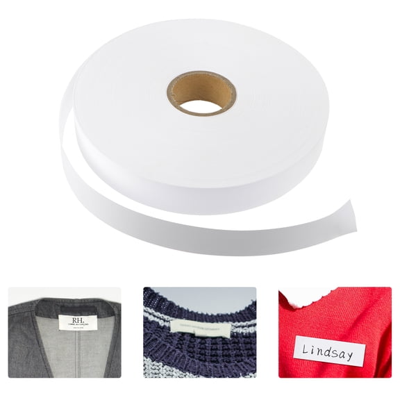 PartyKindom Writable White Clothing Size Labels for T Shirts Made of Comfortable Non Woven Fabric