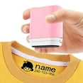 thumbnail image 1 of Clothing Name Stamp, Name Stamp, Personalized Children'S Clothing Stamp, Clothing Fabric Stamp D office supplies, 1Pc Name Seal Office&Craft&Stationery, Multi-color, 1 of 4