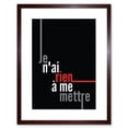 thumbnail image 1 of Clothing Nothing To Wear French Artwork Framed Wall Art Print 9X7 Inch, 1 of 5
