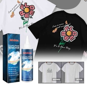 Clothing Printing Remover 100ml Stain Eraser Logo Ink Sticker Adhesive Residue Cleaner Fabric Safe Formula for Clothes Emergency Spot Treatment Laundry Cleaning Solution