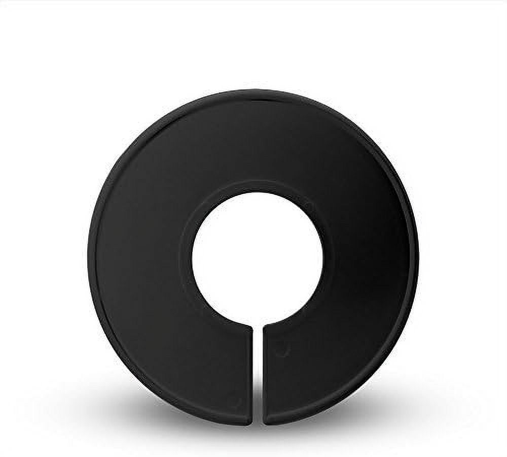 Clothing Rack Size Dividers Blank Black Round 50 pack