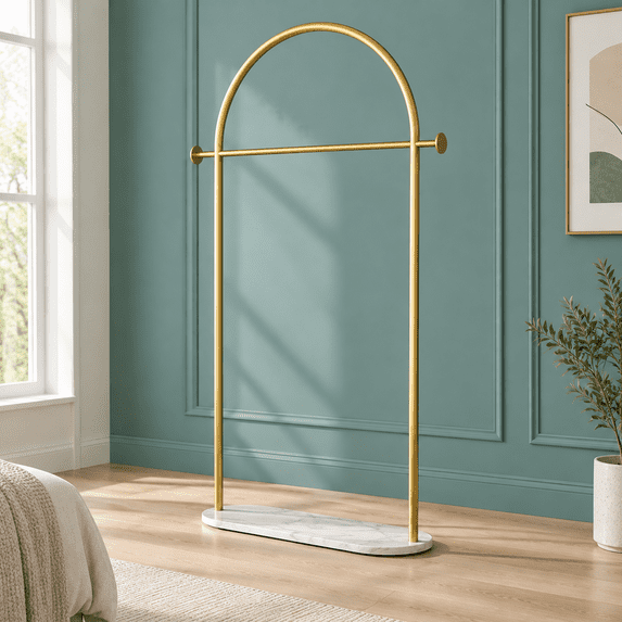 Clothing Rack With Real Marble Base - 67