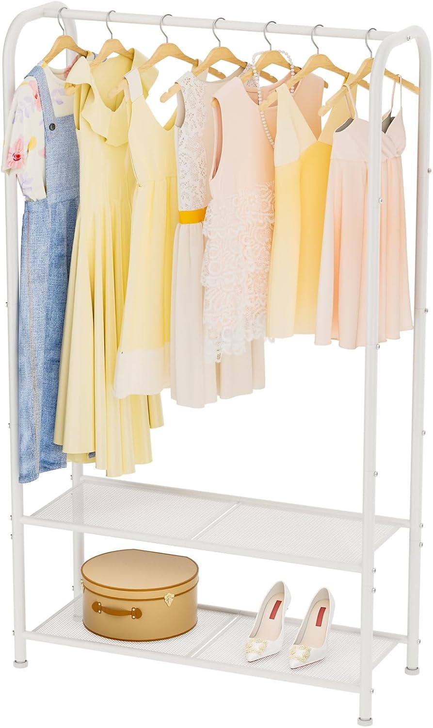 Clothing Racks Portable for Hanging Clothes Garment Rack Heavy Duty ...