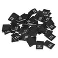 thumbnail image 1 of Clothing Sewing Size Label, XXL Sizes Woven Embroidered Label Black for Clothes Garment, Pack of 100, 1 of 6