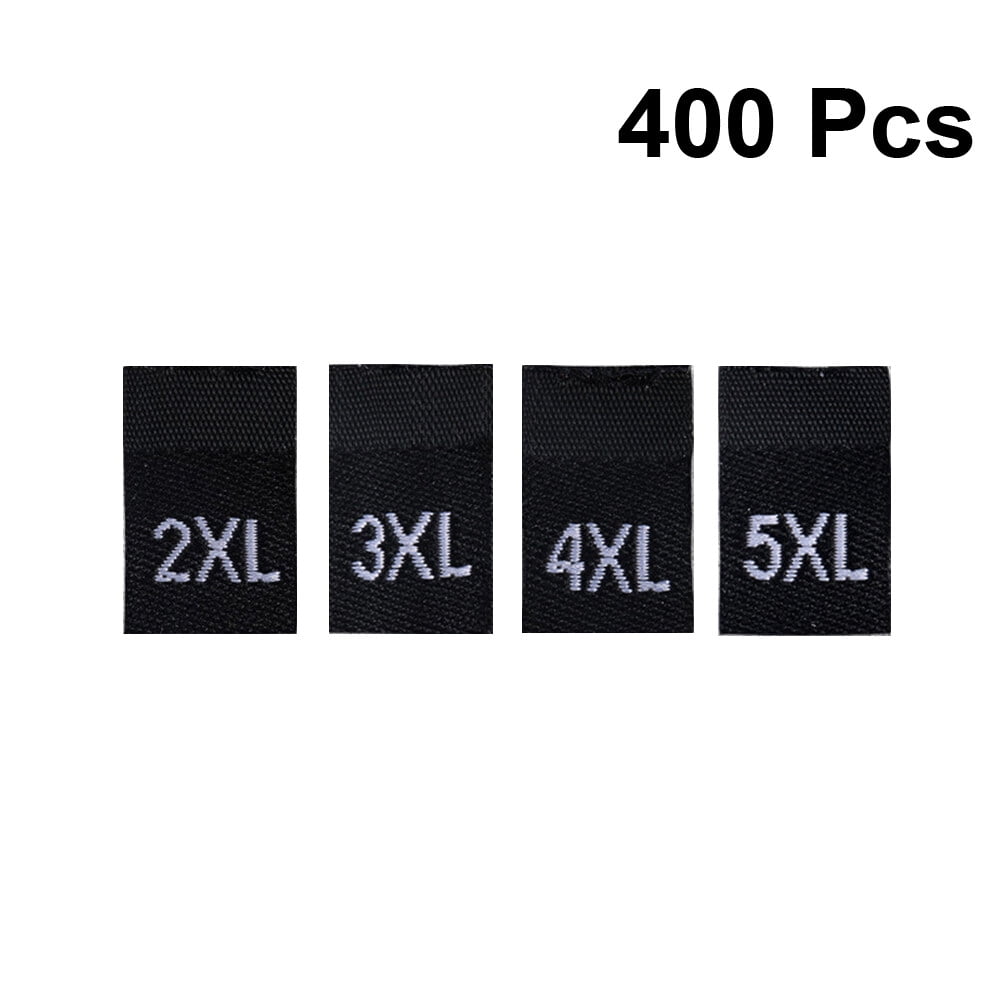 Clothing Size Labels 400PCS Clothes Size Labels Folded Cloth Labels