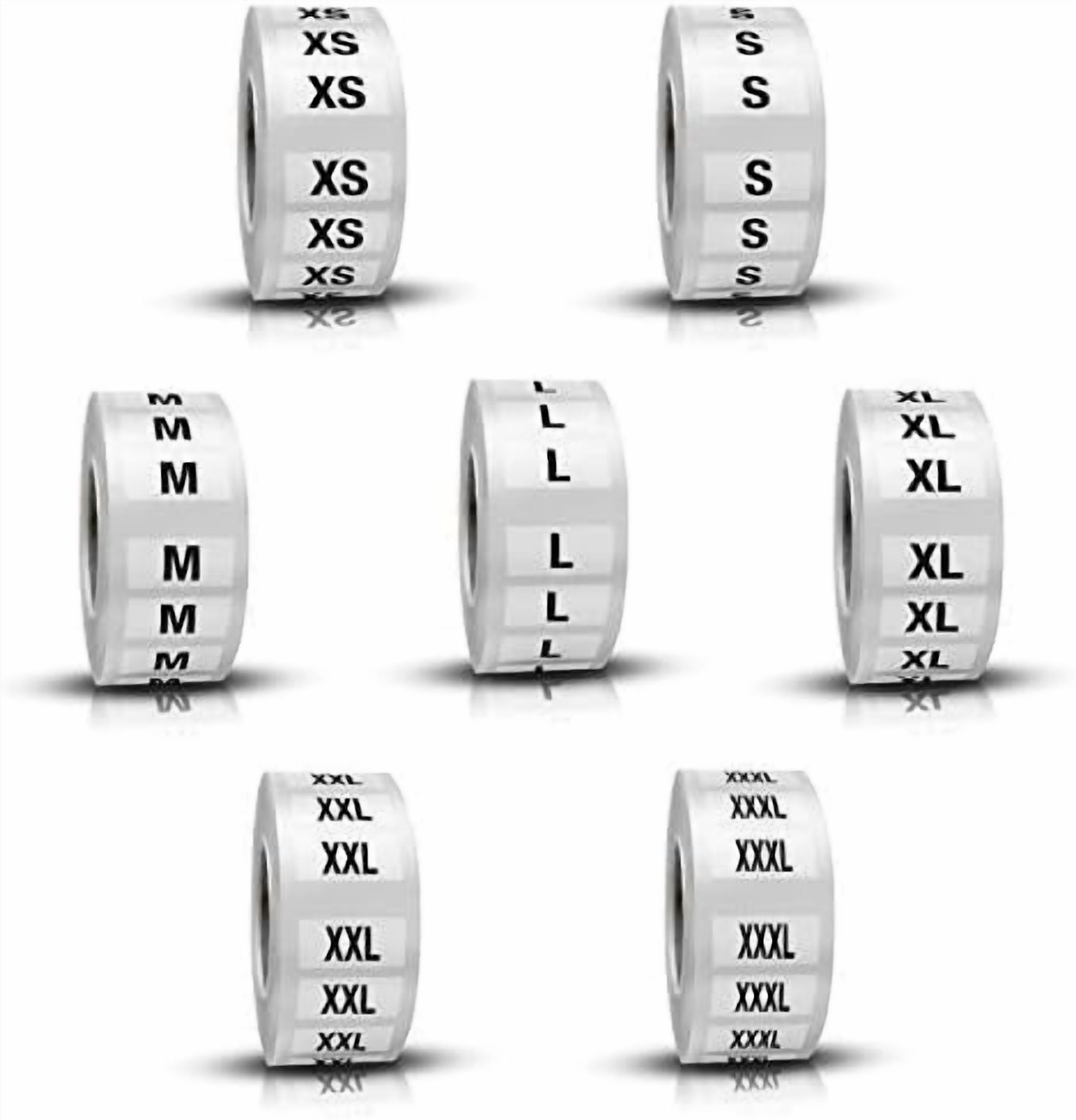 34 X 30 Men's Pants Clothing Size Strip Labels 1.25 X 5 125 Total Stickers