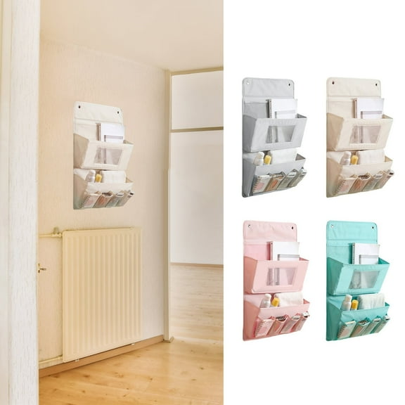 Clothing Storage Bag, Hanging Organizer with Multiple Compartments and Foldable Design, Water Resistant Fabric for Space Saving and Organization, Perfect for Dorm Rooms, Bedrooms, and Travel