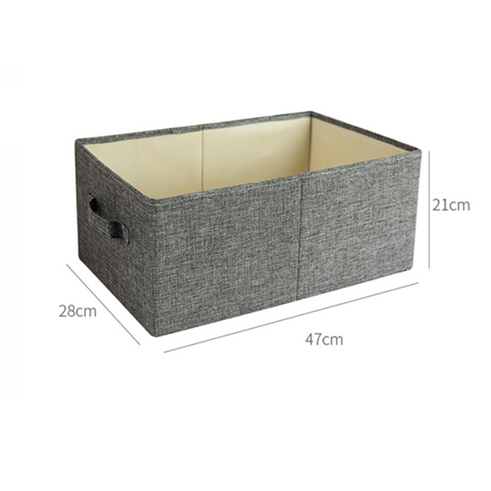 Clothing Storage Boxes No Smell Polyester Fabric Storage Baskets