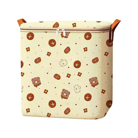 Clothing Storage Organizer, Household Wardrobe Storage Box, Large Capacity Foldable Stackable Closet Bin, Breathable and Odorproof Fabric, Multi-Size Options