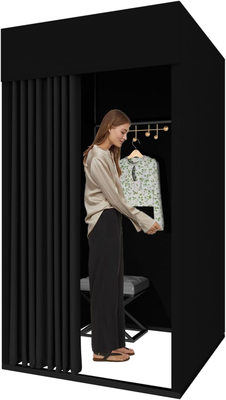 Clothing Store Fitting Room, Movable Square Changing Room, DIY Temporary Locker