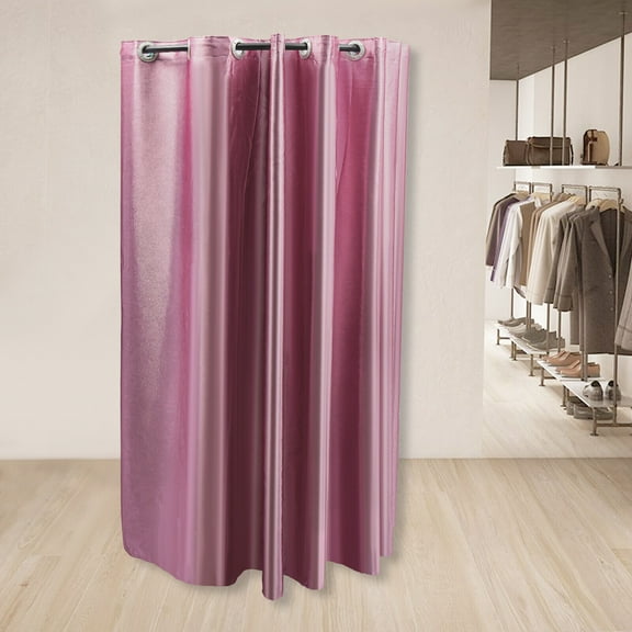 Clothing Store Fitting Room U-Dressing Room for Privacy Protection +Room Divider Pink