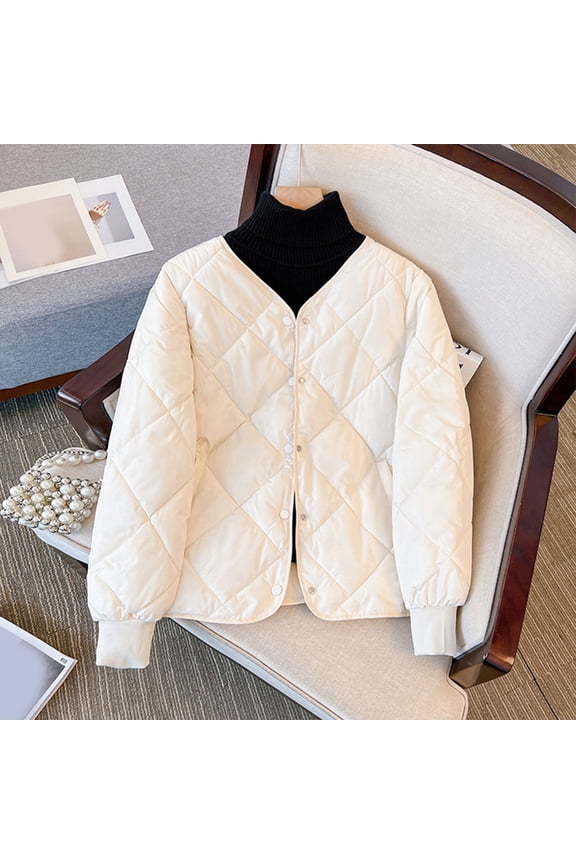 Clothing Women's Short Style Commuting Plaid Coat All Women's Clothing Korean Style Size Winter Jackets Utility Jacket Women Women Long down Coat Womens Vest Olive Wool Coat Womens Maternity down Coat