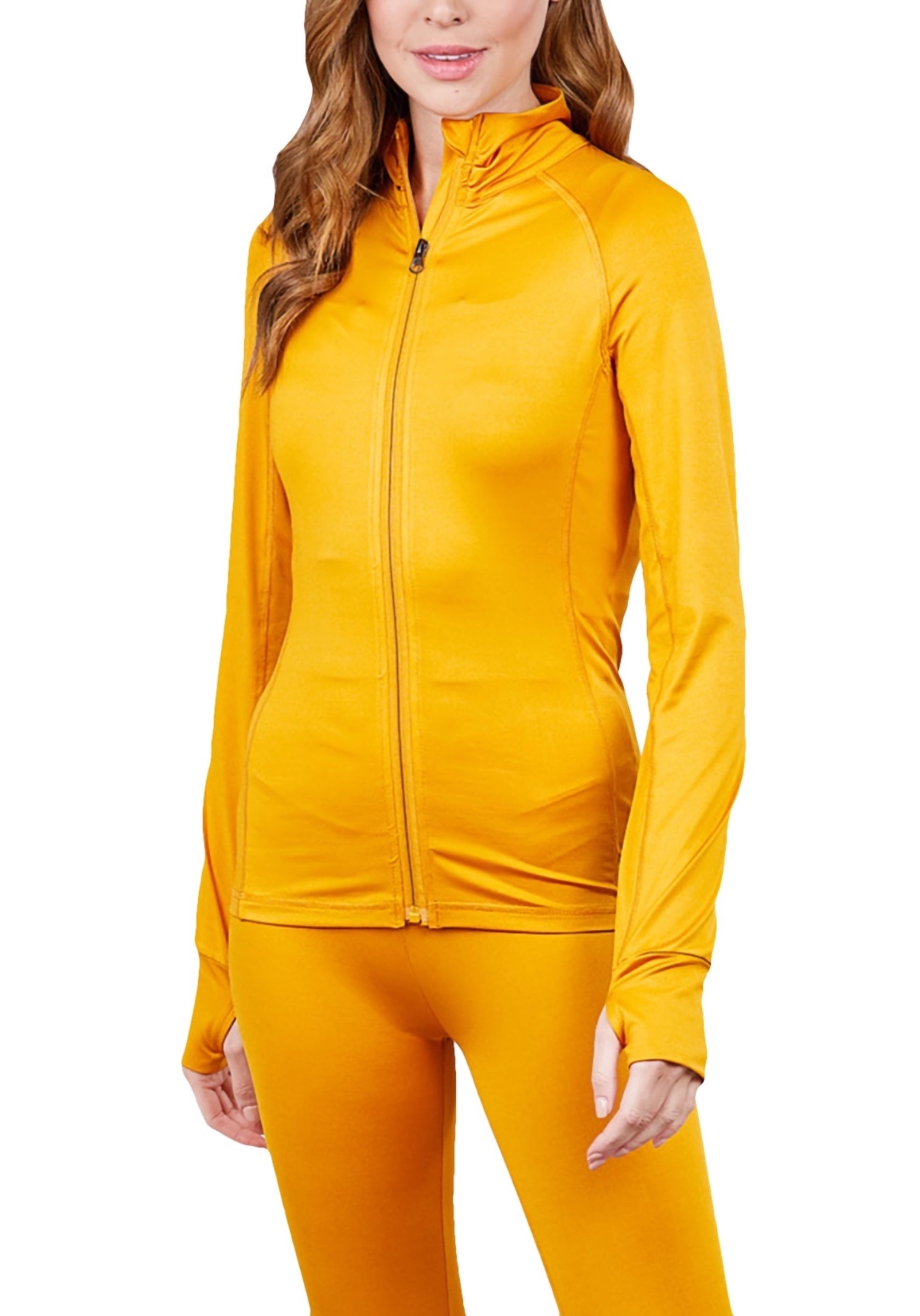 ClothingAve. Women's Athletic Track Jacket for Running, Workout, Yoga