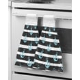 thumbnail image 1 of Cloths Cleaning Absorbent Dry Quick Towel Microfiber Bathroom Kitchen for Towel Hand Plaid White And Black Rooster Farm, 1 of 6