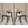 thumbnail image 1 of Clotilde Teddy Fabric Chair 2-Piece Set, 1 of 3