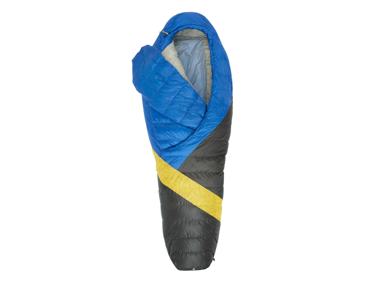 Sierra Designs Cloud 800 Dridown 35 Degree Sleeping Bag, Blue/Yellow/Peat, Regular