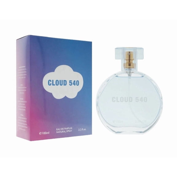 Cloud 540 3.3 oz Eau de Parfum Spray Perfume for Women – Saffron, Jasmine, Ambergris Notes