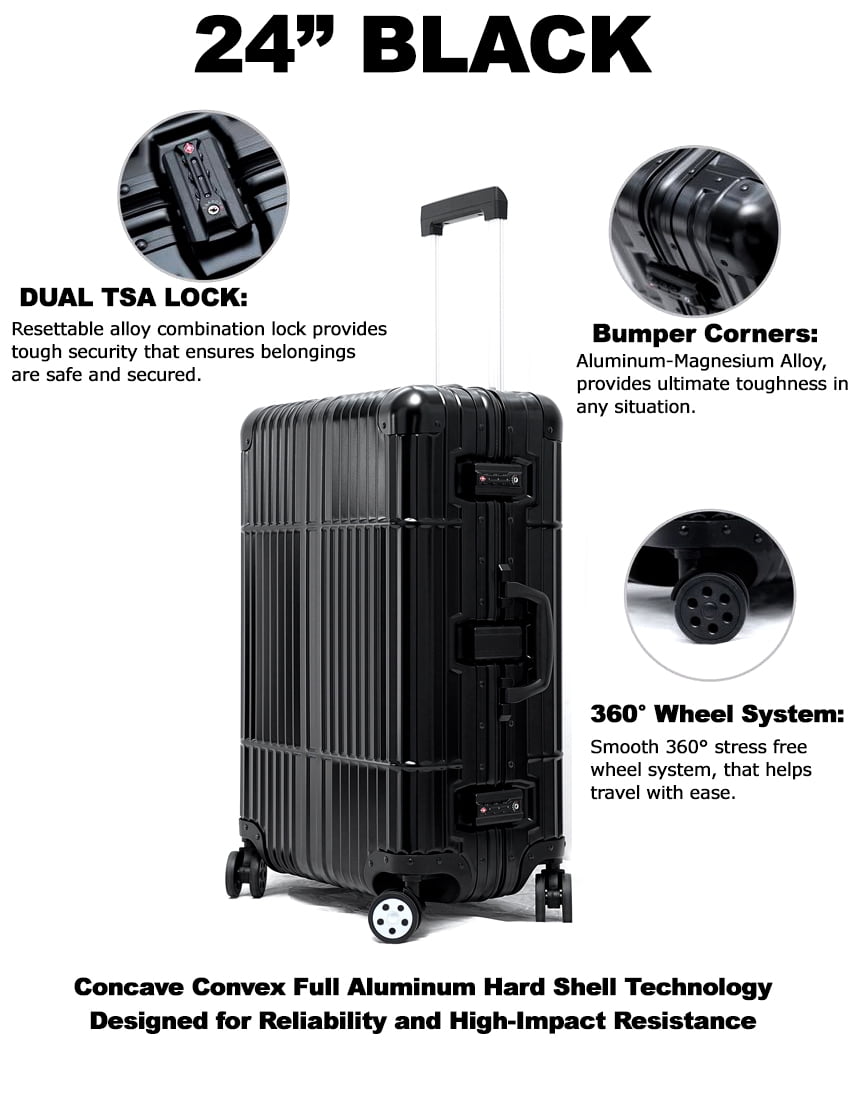 Cloud 9 Fashion All Aluminum Luggage