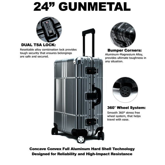 Cloud 9 Fashion All Aluminum Luggage