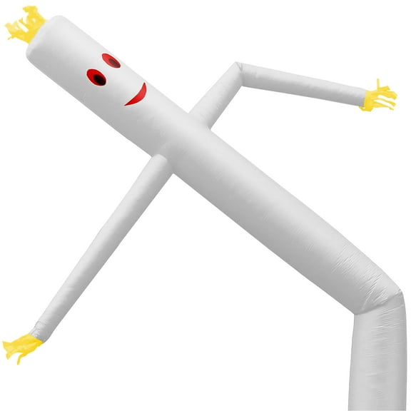 Cloud 9 Inflatable Wacky Waving Tube Man, White 20 ft Dancing Air Puppet with Flailing Arms