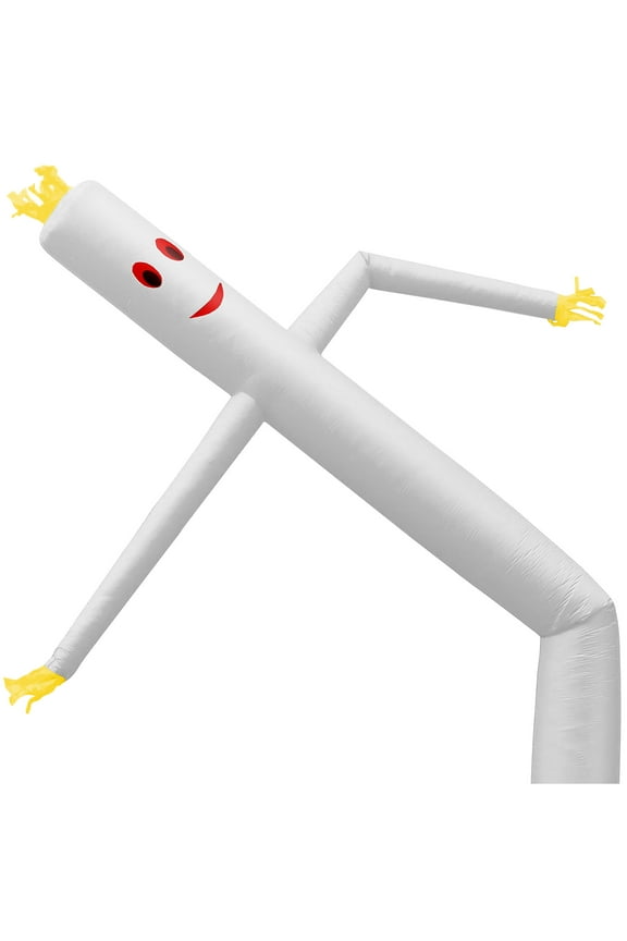 Inflatable Wacky Waving Tube Man, White 20 ft Dancing Air Puppet with Flailing Arms
