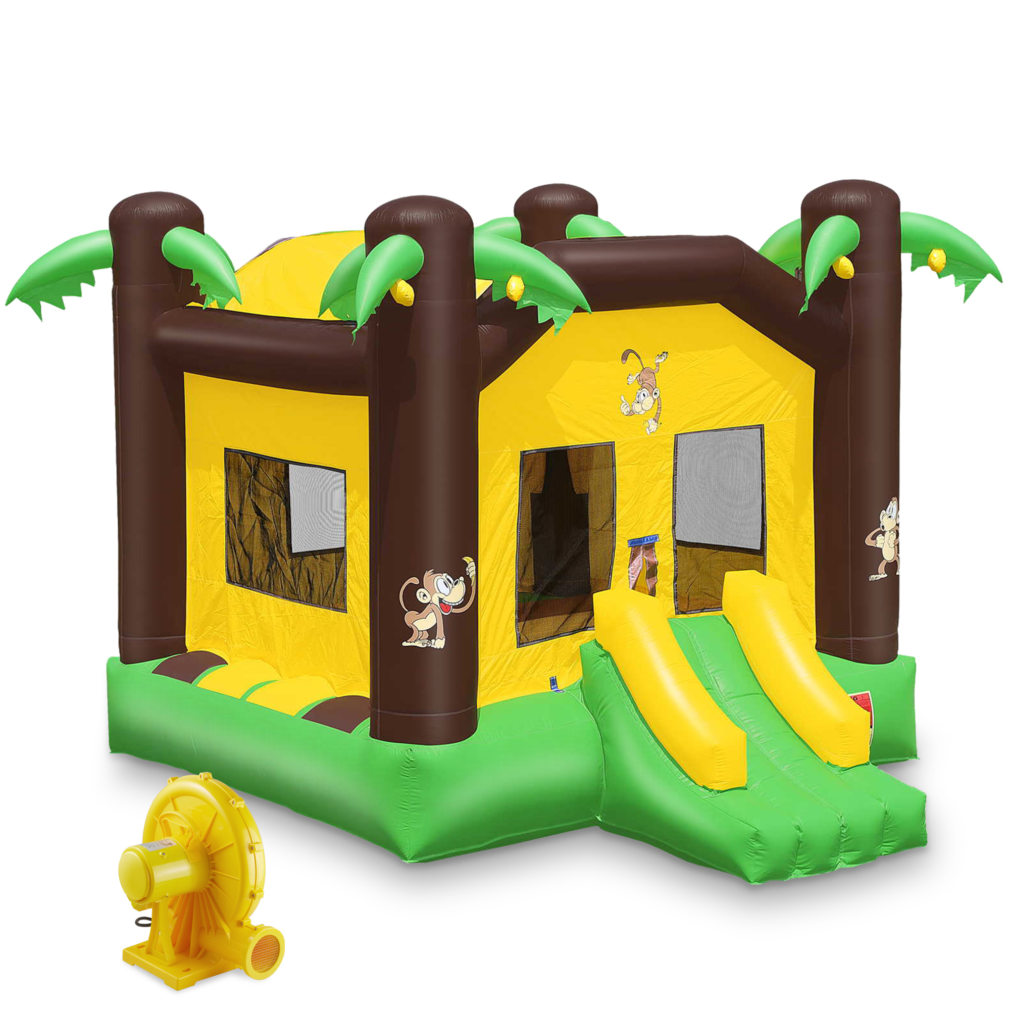 Cloud 9 Jungle Bounce House & Blower - Commercial Grade Inflatable Bouncer - image 1 of 7