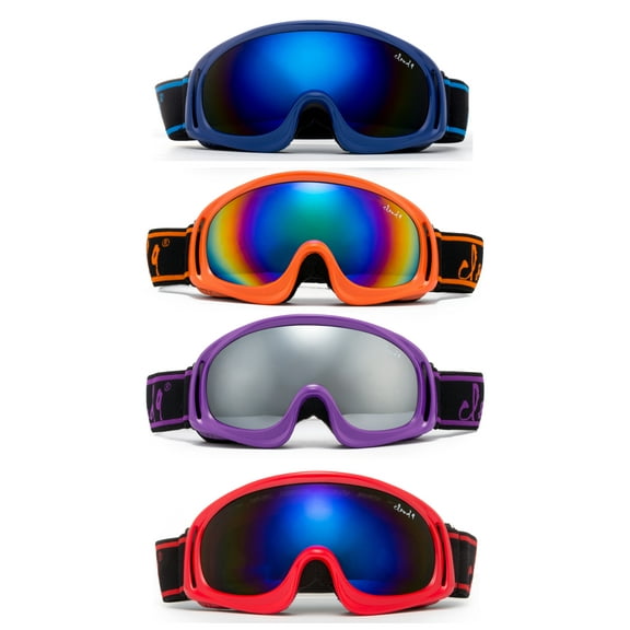 Cloud 9 - Kids Snow Goggles "Nosegrab" Anti-Fog Dual Lens UV400 Snowboarding Ski