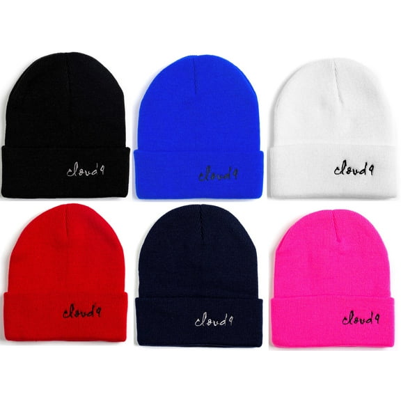 Cloud 9 - Kids Unisex Beanie Cap Knitted Warm Soft Solid Color 100% Acrylic Boys and Girls (1-7 years old)(1 PC ONLY, Choose your color)