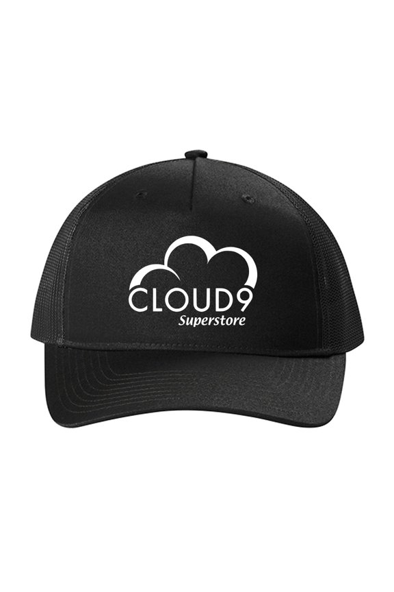 Cloud 9 Logo 5 Panel Printed Trucker Cap